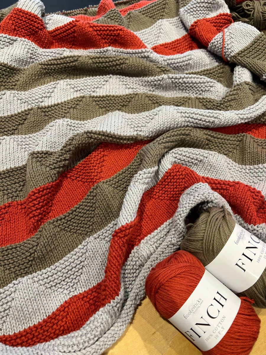 Triss Baby Blanket in Finch