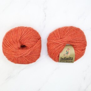Alpaca Yarns Baby Brushed Alpaca 14ply: Burnt Orange 707