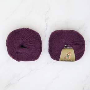 Alpaca Yarns Baby Brushed Alpaca 14ply: Deep Plum 1663
