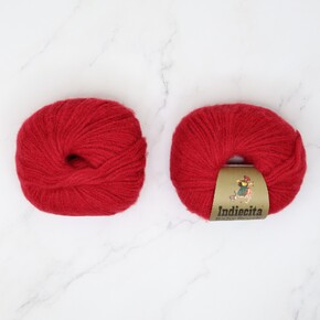Alpaca Yarns Baby Brushed Alpaca 14ply: Red 2055