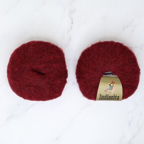 Alpaca Yarns Baby Brushed Alpaca 14ply: Red Melange 620