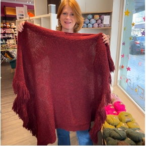 Baby Brushed Alpaca Throw yarn kit