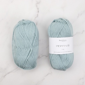 Alpaca Yarns Cable Booties and Hat Kit with Peppin 8: Large 832 Pond