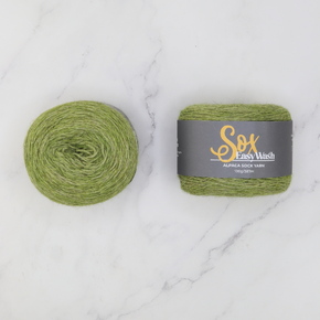 Alpaca Yarns Sox Easy Wash: 907  Green Tea