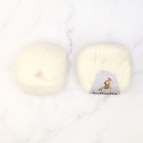 Indiecita Baby Suri Silk Brushed: 100 Cream PREORDER