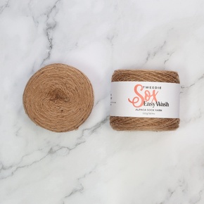 Alpaca Yarns Tweedie Sox Easy Wash: Biscuit 203