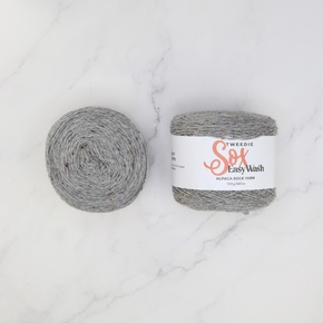 Alpaca Yarns Tweedie Sox Easy Wash: Grey 401