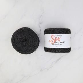 Alpaca Yarns Tweedie Sox Easy Wash: Charcoal 403