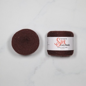 Alpaca Yarns Tweedie Sox Easy Wash: Chocolate 7230