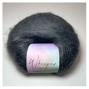 Alpaca Yarns Whisper DK: 002 Charcoal