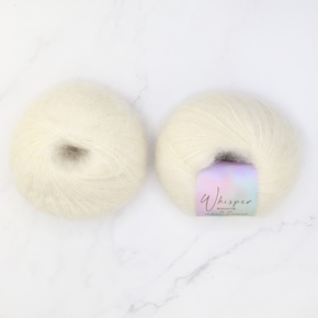 Alpaca Yarns Whisper DK: 003 Ivory