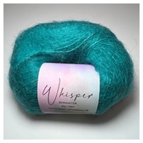Alpaca Yarns Whisper DK: 053 Teal