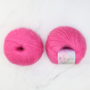 Alpaca Yarns Whisper DK: 106 Hot Pink