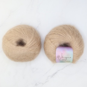 Alpaca Yarns Whisper DK: 243 Oatmeal