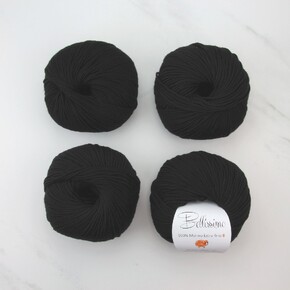 Bellissimo 8ply Merino Extra-fine: 200 Black