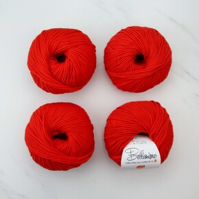 Bellissimo 8ply Merino Extra-fine: 216 Red