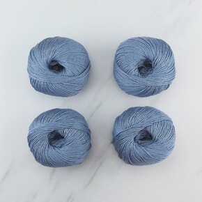 Texyarns Adsley Blanket Kit in Orchard: 8089 Powder Blue