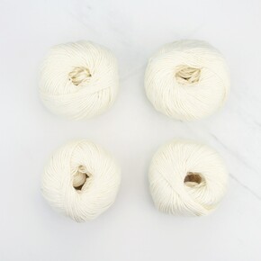 Texyarns Adsley Blanket Kit in Orchard: 8172 Ecru