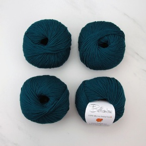 Magnolia Little Cardigan Set in Bellissimo 8: 239 Teal, size 4 years