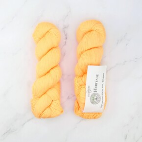 Cascade Yarns Heritage sock/4ply: 1210 Highlighter Orange 5773
