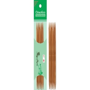 ChiaoGoo Bamboo Double Point Patina