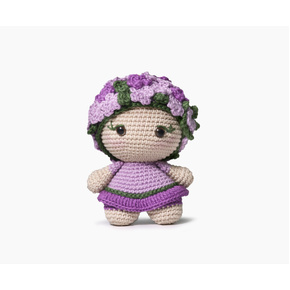 Circulo Amigurumi Kit: Too Cute Violet Flower