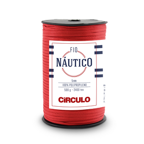 Circulo Premium Nautico Yarn 5mm: Red 3402