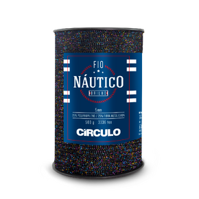 Circulo Premium Nautico Yarn 5mm Glitter: Galaxy 8325