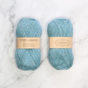CaMaRose Tynd Lamauld: 5030 Turquoise Blue