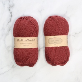 CaMaRose Tynd Lamauld: 5086 Dusty Bordeaux