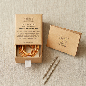 Cocoknits Leather cord and Needle kit