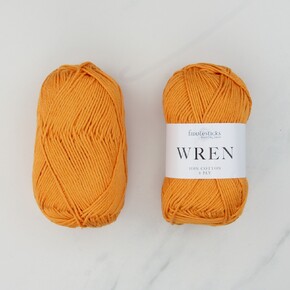 Texyarns Adsley Blanket Kit in Wren: 017 Mandarin