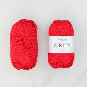 Texyarns Adsley Blanket Kit in Wren: 018 Red