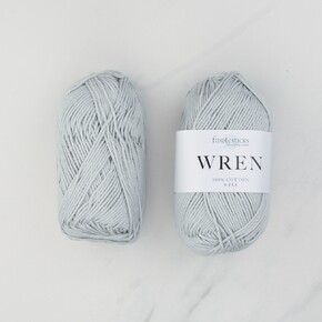 Texyarns Adsley Blanket Kit in Wren: 020 Silver