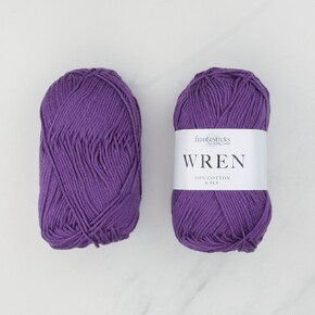 Texyarns Adsley Blanket Kit in Wren: 031 Plum