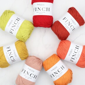 Baby Blanket Kit Knit/Crochet - Cotton: 10ply Marigold