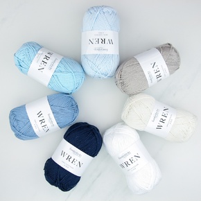 Baby Blanket Kit Knit/Crochet - Cotton: 8ply It's A Boy!