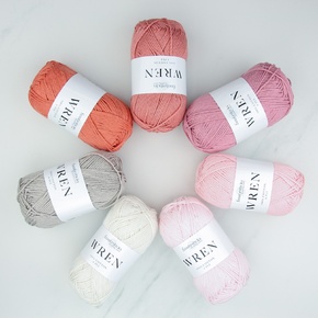 Baby Blanket Kit Knit/Crochet - Cotton: 8ply It's A Girl!