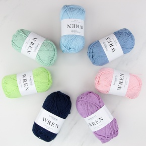 Baby Blanket Kit Knit/Crochet - Cotton: 8ply Monet