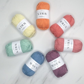 Baby Blanket Kit Knit/Crochet - Cotton: 8ply Ray of Sunshine