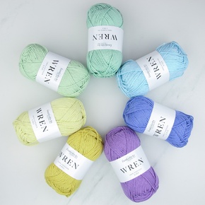 Baby Blanket Kit Knit/Crochet - Cotton: 8ply Spring