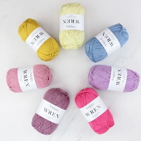 Baby Blanket Kit Knit/Crochet - Cotton: 8ply Warhol