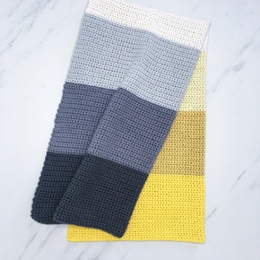 Baby Blanket Kit Knit/Crochet - Cotton