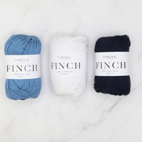 Boho Stripes Blanket Set: Blue Sky