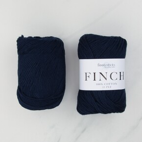 Texyarns Chatsworth Blanket Kit in Finch: 6208 Navy