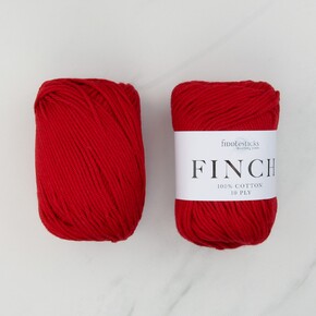 Texyarns Chatsworth Blanket Kit in Finch: 6211 Red