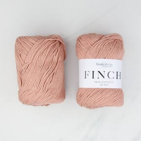 Texyarns Chatsworth Blanket Kit in Finch: 6217 Rose