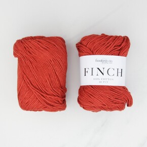 Texyarns Chatsworth Blanket Kit in Finch: 6219 Terracotta
