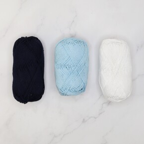 Floreal Dreams Blanket Set: Forget-me-not