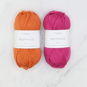Gidday Cardigan Set in Peppin 8: Gerbera, size newborn